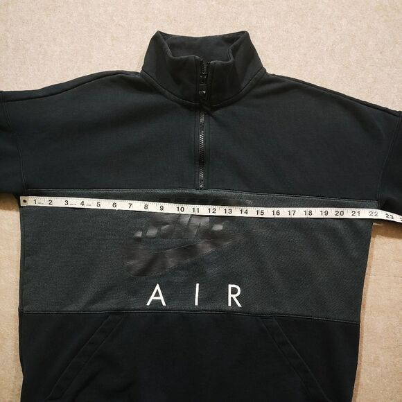 Nike Black Air Logo Long Sleeve Pullover -U - Picture 3 of 5